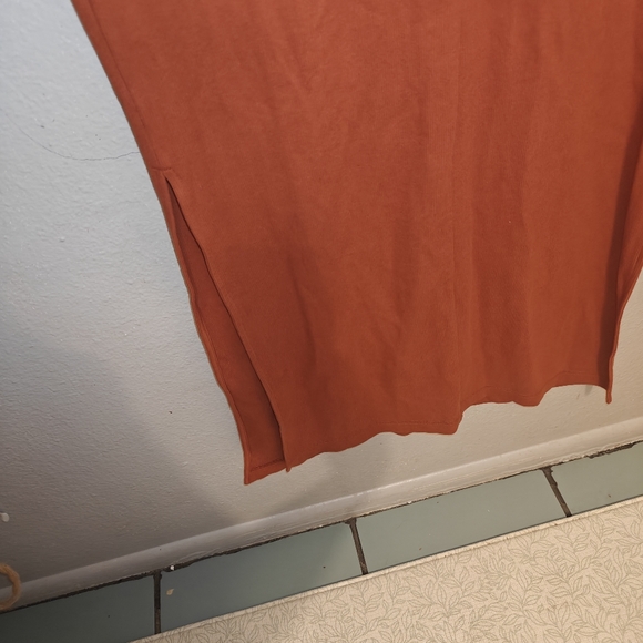 Old Navy Women's Fitted Rib-Knit Square-Neck Dress Size L - Picture 8 of 10